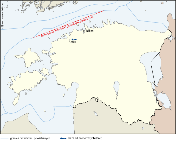 Mapa Estonii